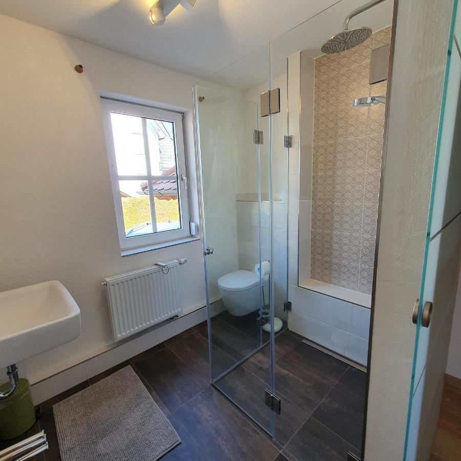 Alte Backstube - Ferienwohnung Huettenstube Und Ferienzimmer Auszeit Erkenbrechtsweiler 외부 사진